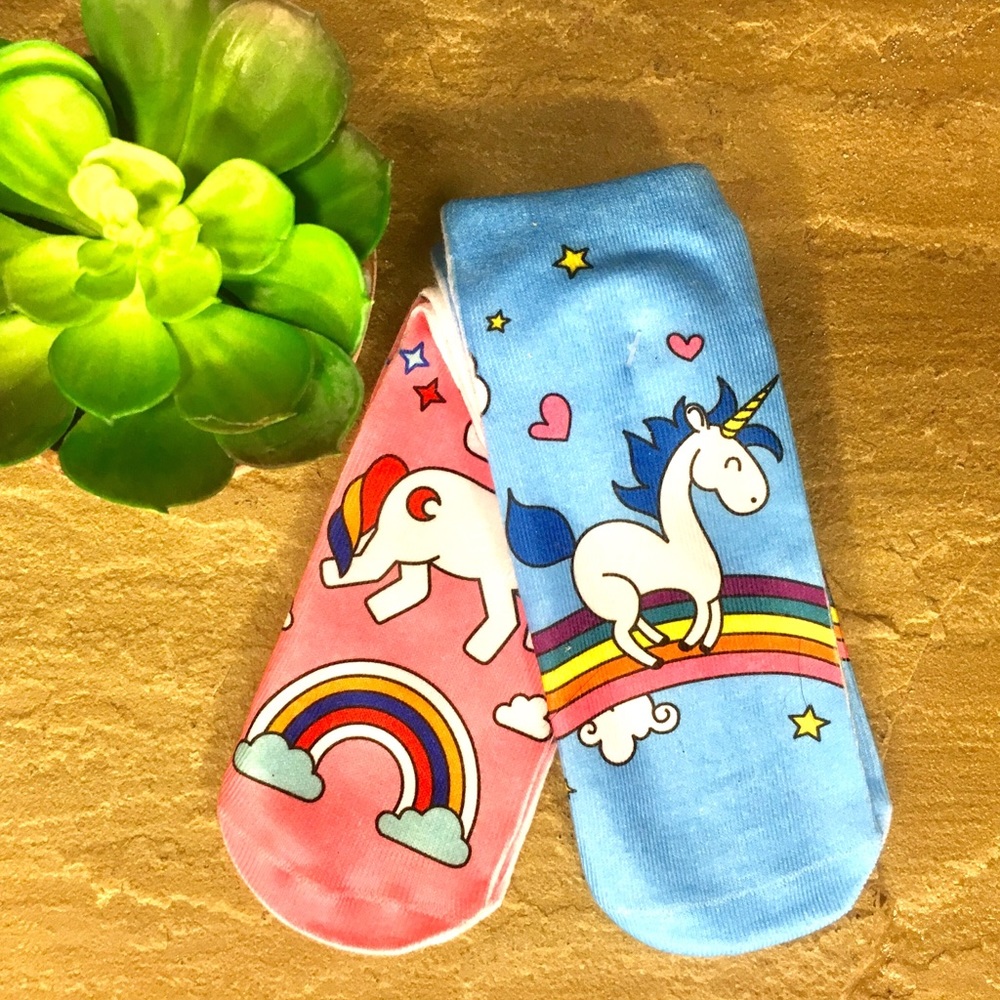Unicorn rainbow sock bundle